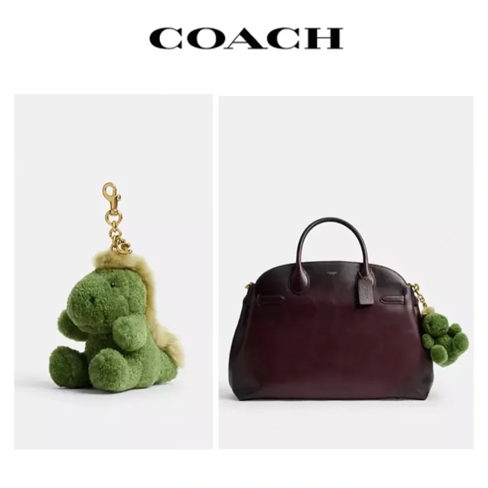 NWT COACH Shearling Rexy Fall 2025 Runway Limited Edition Keychain/Bag Charm - Picture 2 of 11